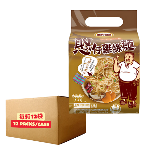 新宏憨仔雞絲麵-當歸人蔘風味67克x4包 (每箱12袋)
