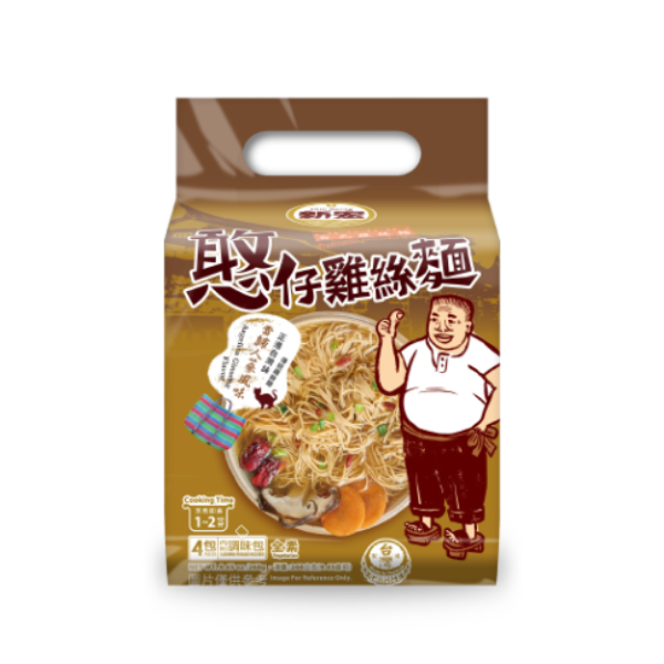 新宏憨仔雞絲麵-當歸人蔘風味67克x4包