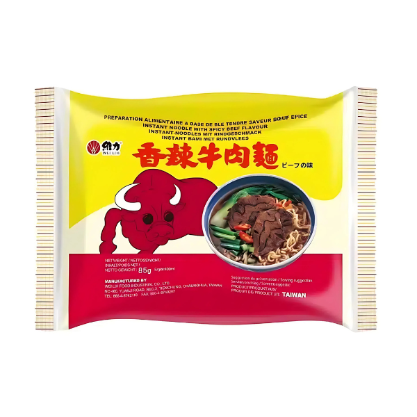 維力香辣牛肉麵 425克