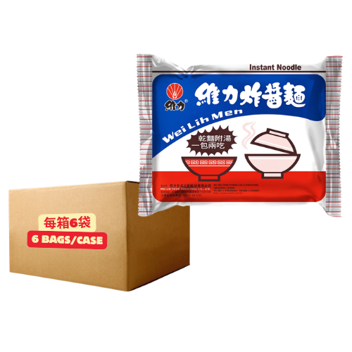 Wei Lih Jah Jan Noodles (Pack of 5 x 6) 450g 維力炸醬麵5包 (每箱6袋)