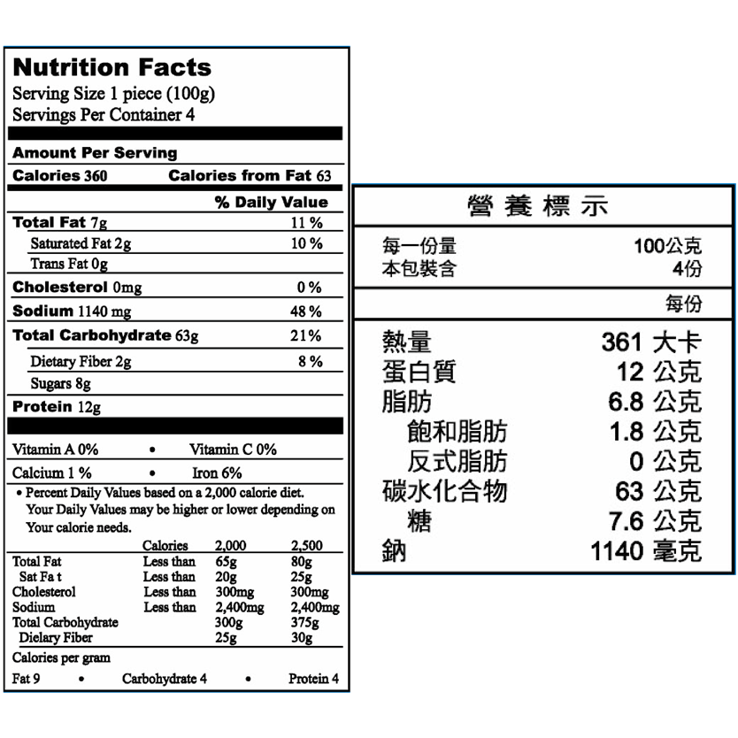 承昌香蔥肉燥湯麵 (四人份)