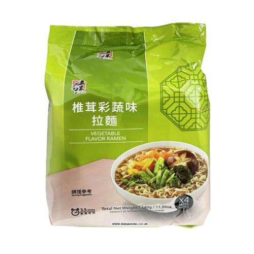 五木椎茸彩蔬味拉麵 (4包)
