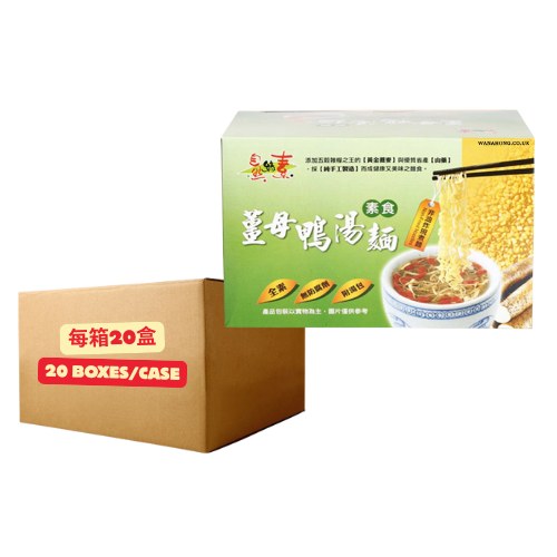 佳饌素食薑母鴨手工湯麵(全素)(每箱20袋)