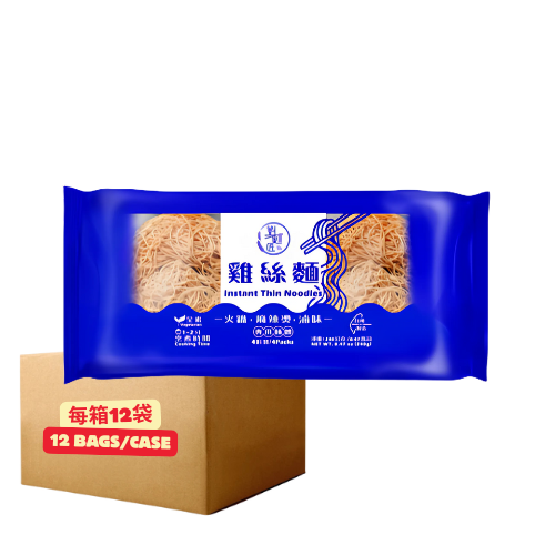 LMJ Instant Thin Noodles(12 per carton) 劉麵匠 - 雞絲麵240g(每箱12袋)