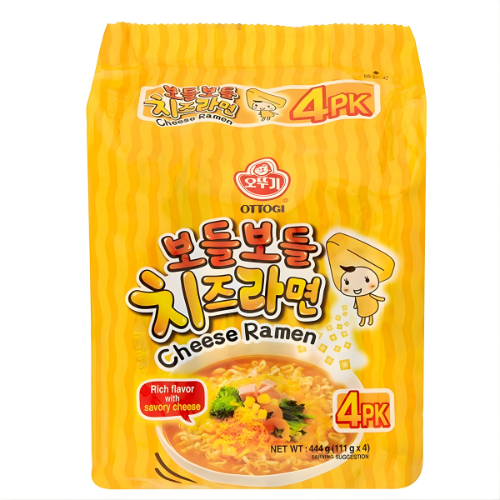 Ottogi Cheese Ramen (Pack of 4) 不倒翁 芝士湯麵 (4包裝)