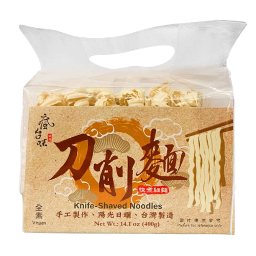 FunTaiwan Knife Cut Noodles 400g 瘋台味 刀削麵 400g