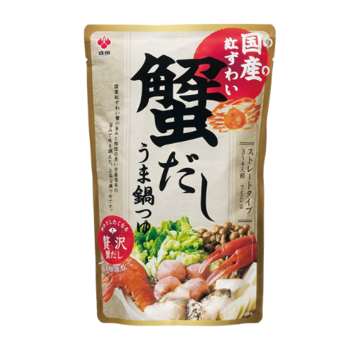Morita Nabe Tsuyu Soup Base (Kani Crab Dashi flavour) 750g 盛田 雪場蟹肉高湯 750g