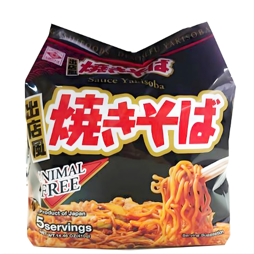 Higashimaru Instant Yakisoba Noodles 410G (5 Packs) 東丸出店風日式炒麵 410G (5袋入)