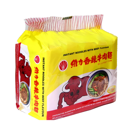 維力香辣牛肉麵 425克
