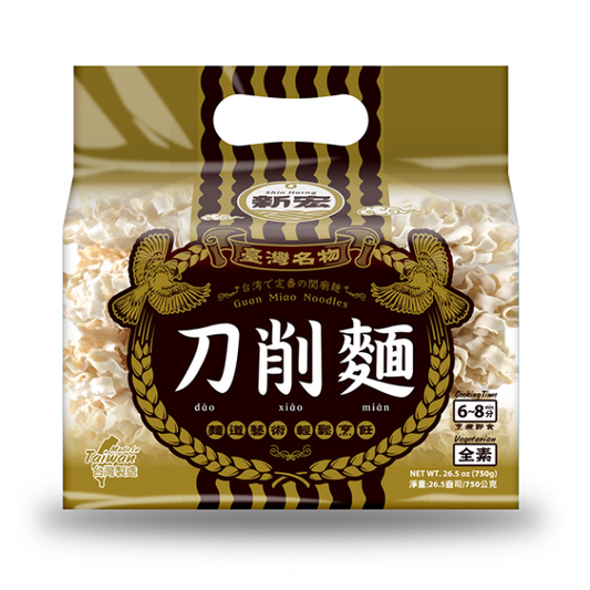 Shin Horng Sliced Noodles 750g 新宏刀削麵750g