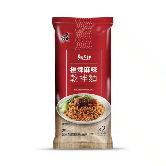 Wu Mu Mala Spicy Flavour Noodle 203g 五木麵大師 極煉麻辣乾拌麵 2人份 203g