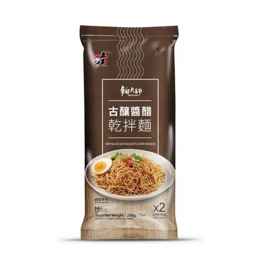 Wu Mu Soy Sauce and Vinegar Flavour Noodles 200g 五木麵大師 古釀醬醋乾拌麵 2人份 200g