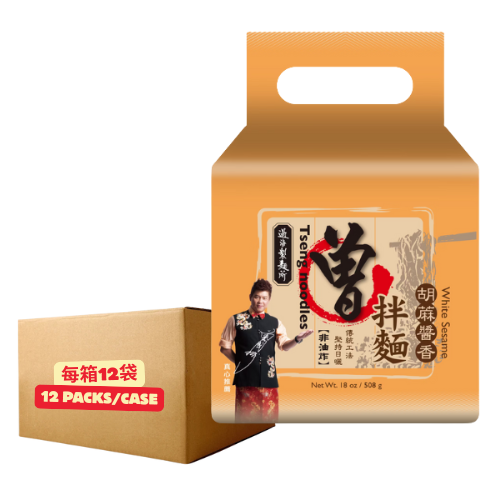 曾拌麵胡蔴醬香135克x4包 (每箱12袋)