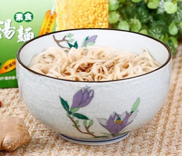 Delicate Vegetarian Ginger Duck Handmade Noodles 6x90g 佳饌素食薑母鴨手工湯麵(全素) 6x90克