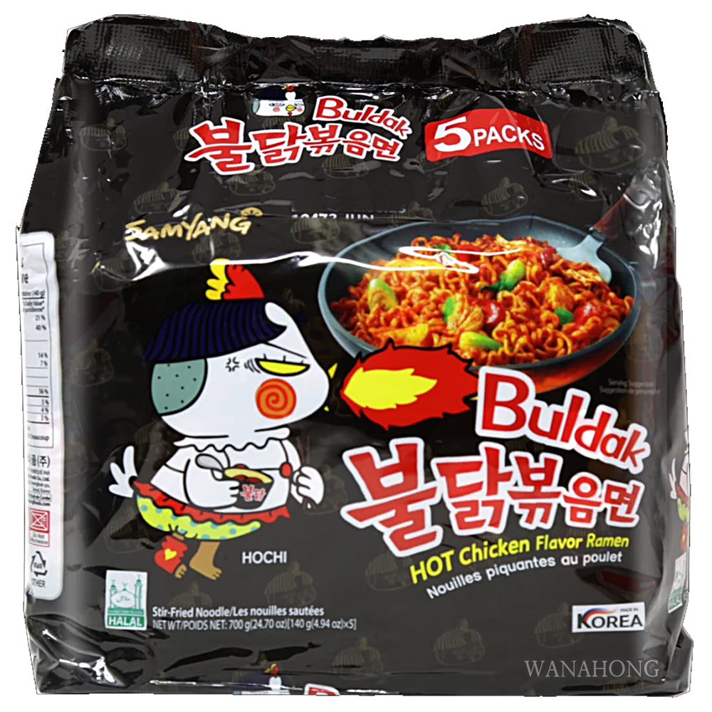 三養 火雞面 原味 黑色 5連包Samyang Hot Chicken Ramyun (Multi)