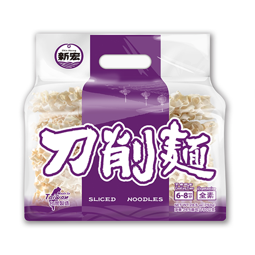 SH Sliced  Noodles (Market Version) 新宏刀削麵750g 市面版