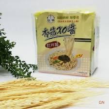 Delicate Shiitake Mushroom XO Sauce Dry Noodles 5x110g(1 Carton = 16 Bags) 佳饌盒裝組香菇XO醬乾拌麵(全素) 5x110克(每箱16袋)